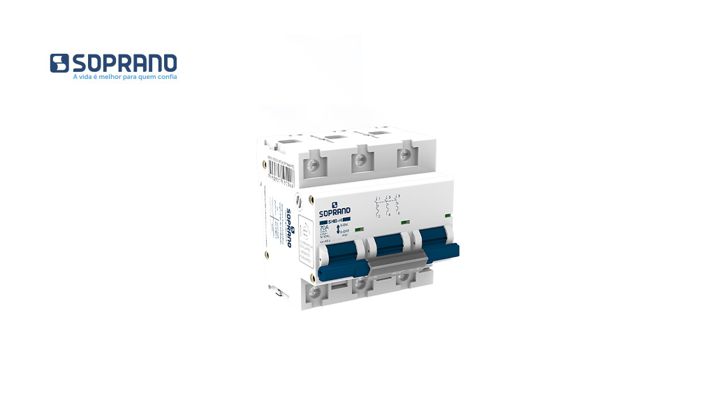 DISJUNTOR  SOPRANO TRIPOLAR  90A 10KA BR