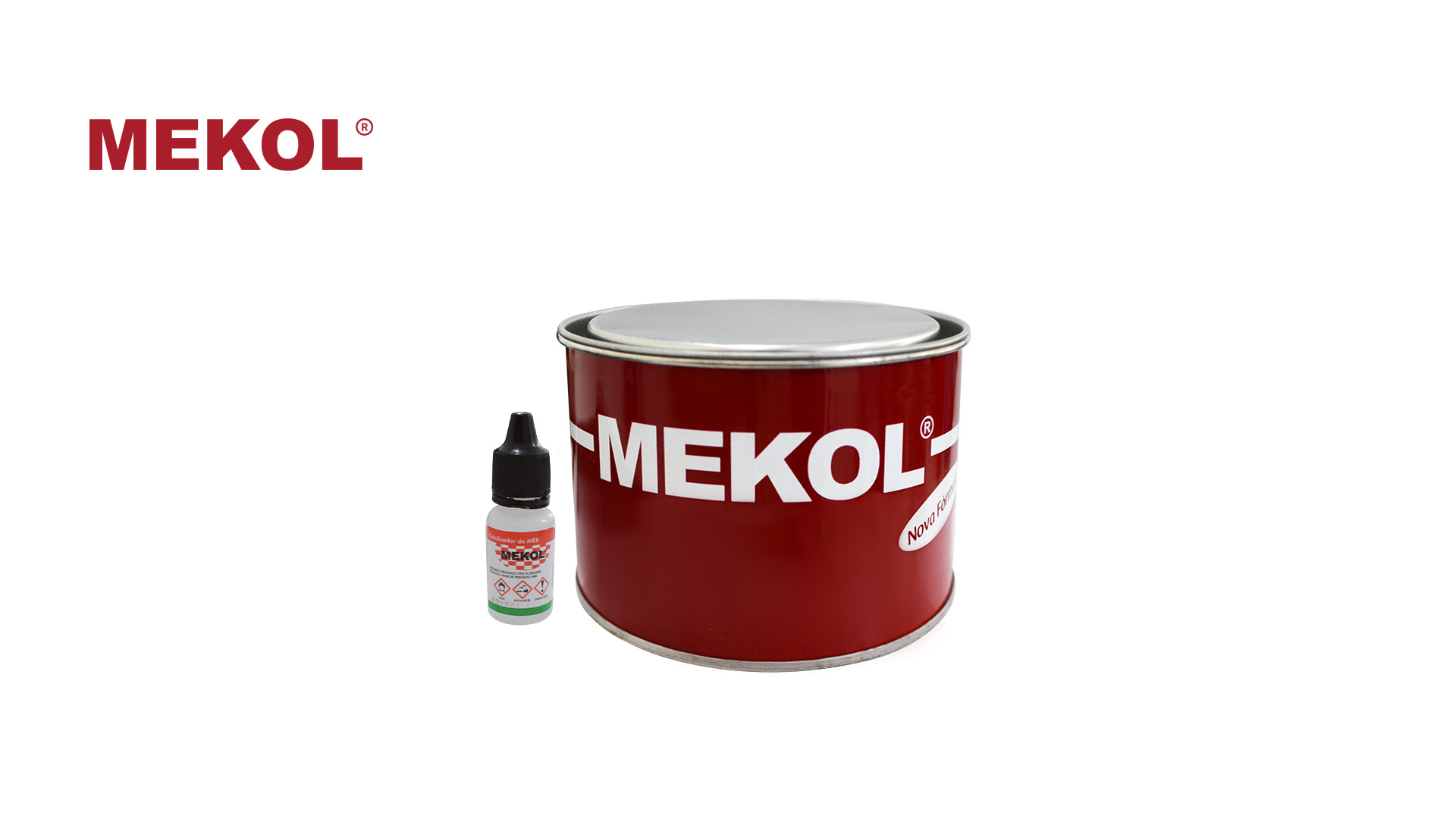 MASSA MEKOL PLASTICA CINZA  400G