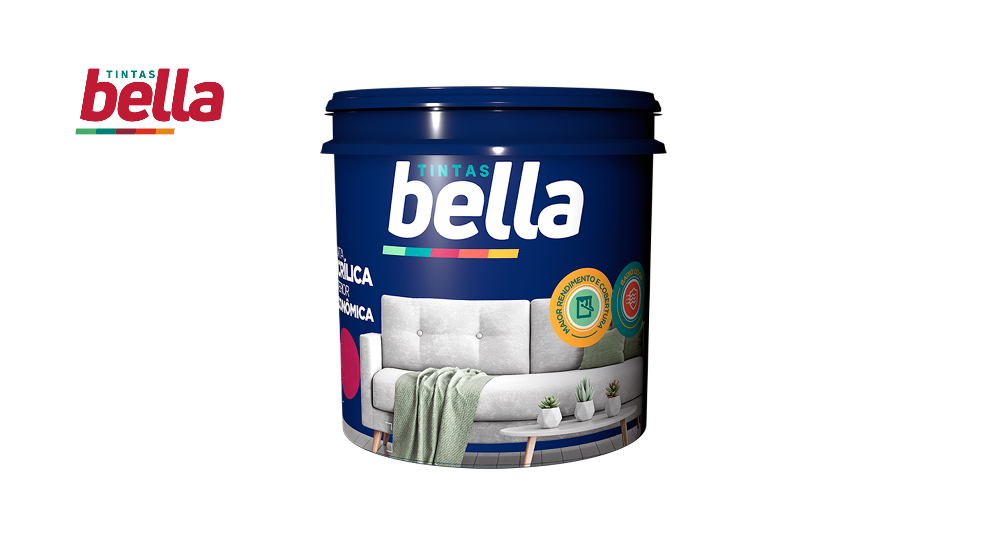 LATEX BELLA ECONOMICA INTERIOR 15L - AMARELO MILHO