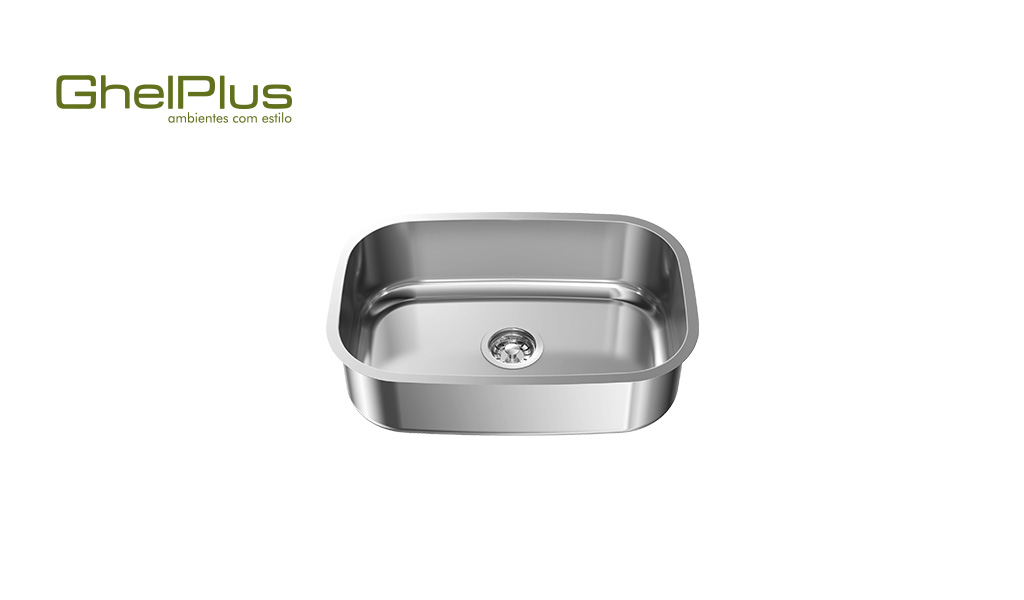 CUBA GHEL INOX RET N°1 46X30X14 ACO 430 POLIDO