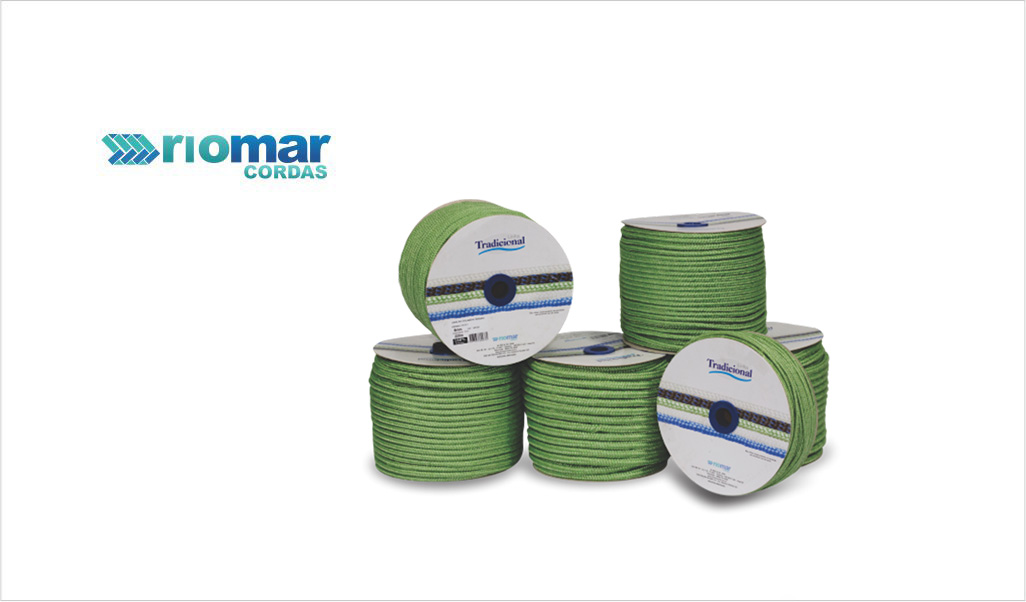 CORDA RIOMAR TRANC PET 14MM 70M VERDE