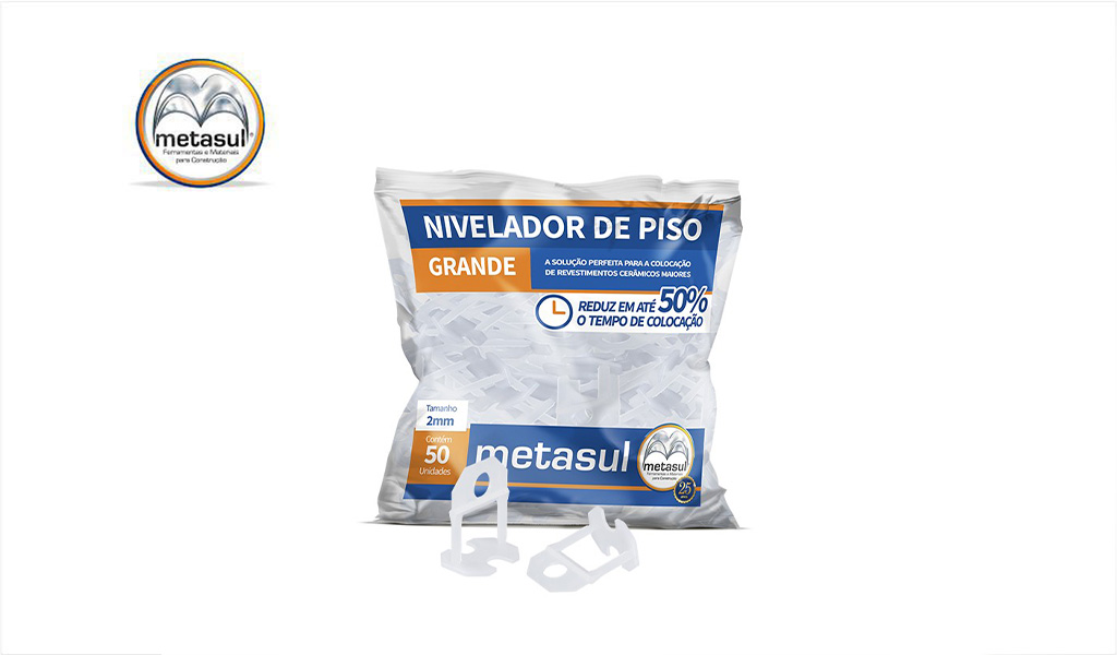 NIVELADOR METASUL GRAND P/PISO 1,5MM C/50