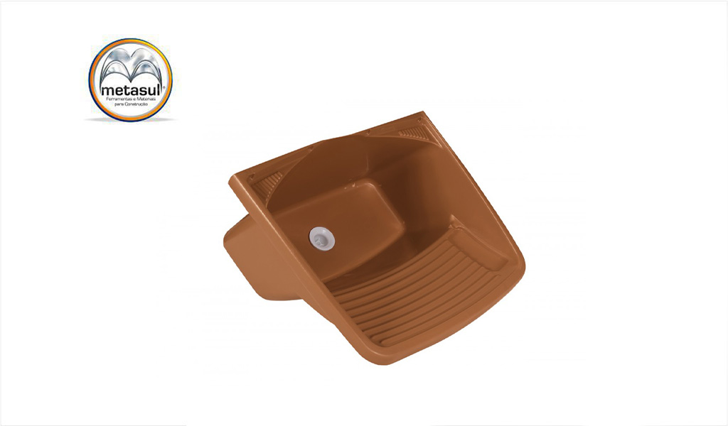 TANQUE METASUL PLAST GRANDE 24L CARAMELO