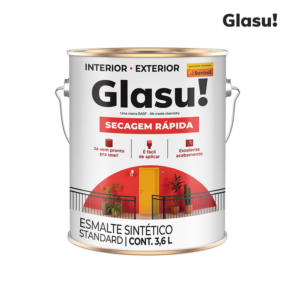 ESMALTE GLASU SINTETICO SEC RAP BR 3,6L COLORADO