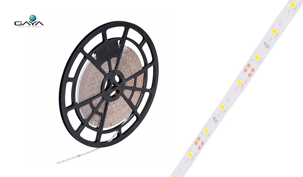 GAYA FITA LED AREA INTERNA 2835 4,8W 12V IP20 RL C/50M - 6000K LUZ BRANCA