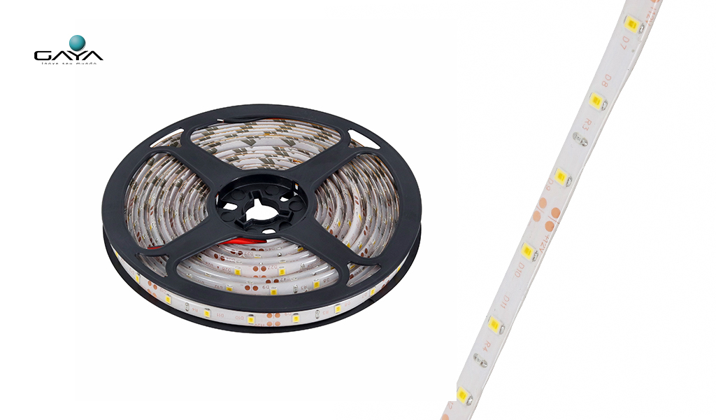 GAYA FITA LED AREA INTERNA 2835 4,8W/M 12V IP65 RL C/5 METROS - LUZ AZUL