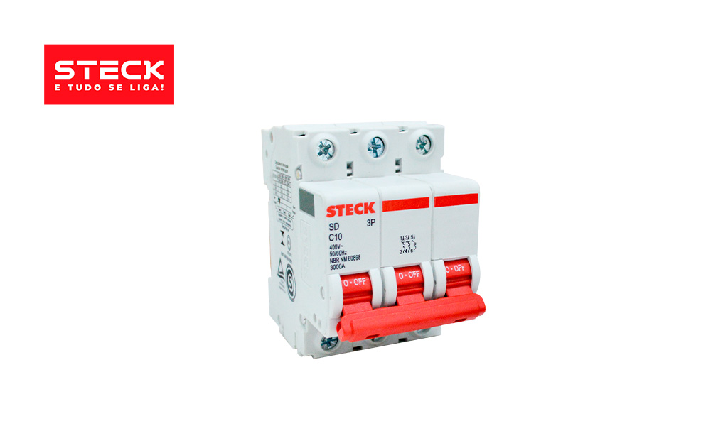 DISJ STECK SD61 3P CURVA C  40A 3KA BR