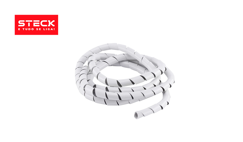 CANALETA STECK ESPIRAL 12MM 1/2” 5M BR