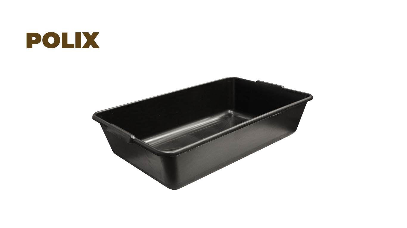 CAIXA P/MASSA POLIX GRANDE 20L PRETA