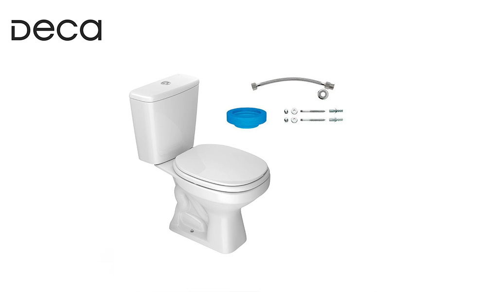 KIT DE BACIA COMPLETO DECA ASPEN BR 3/6