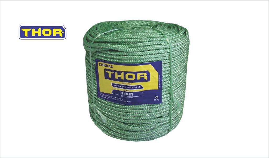 CORDA FORCE/THOR  6MM 500M/11KG VERDE