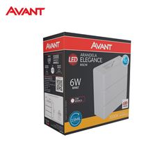 ARANDELA AVANT LED RISCHI 6W 3000K BRANCO