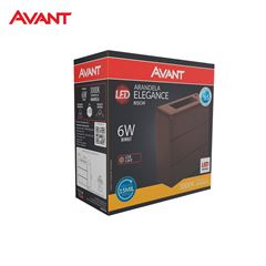 ARANDELA AVANT LED RISCHI 6W 3000K CAFE