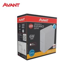 ARANDELA AVANT LED QUATTRO 6W 3000K BRANCO