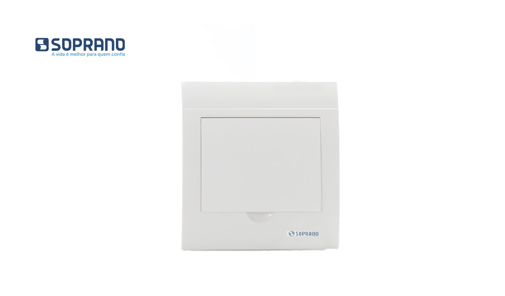 QUADRO DISTR SOPRANO EMBUT P/ 4P DIN BR
