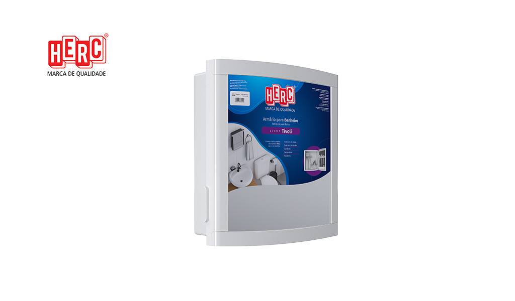 ARMARIO HERC P/WC TIVOLI S/GAV PLAST BR
