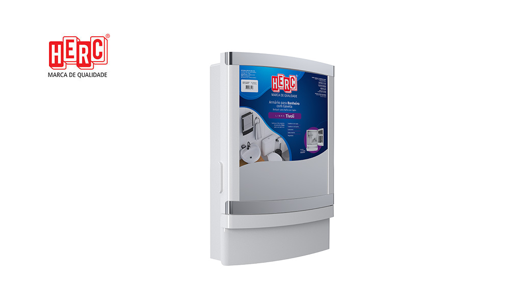ARMARIO HERC P/WC TIVOLI C/GAV PLAS BR/CR