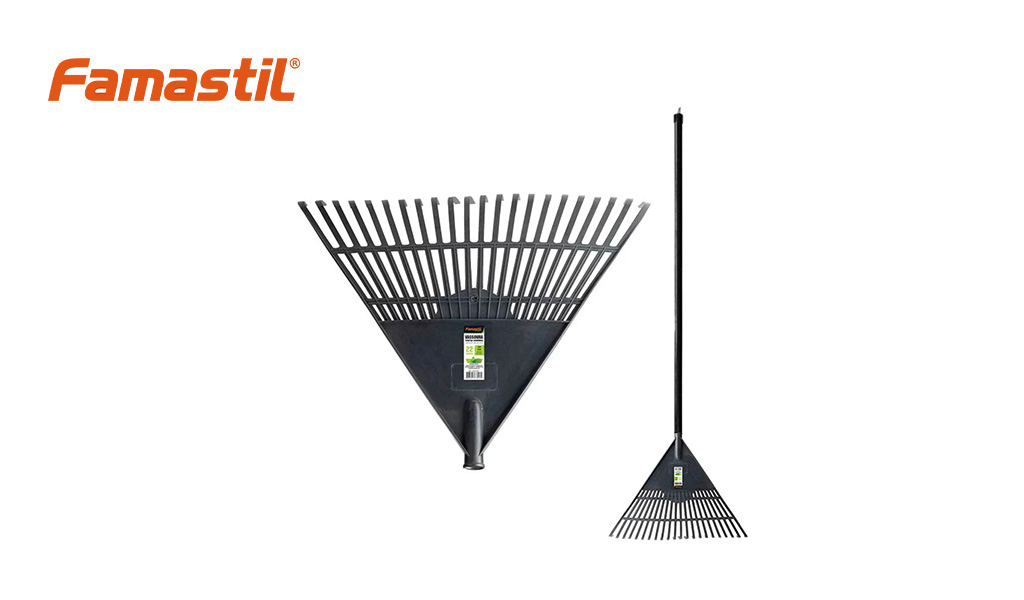 VASSOURA FAMASTIL PLAST JARD 22D PR C/CB