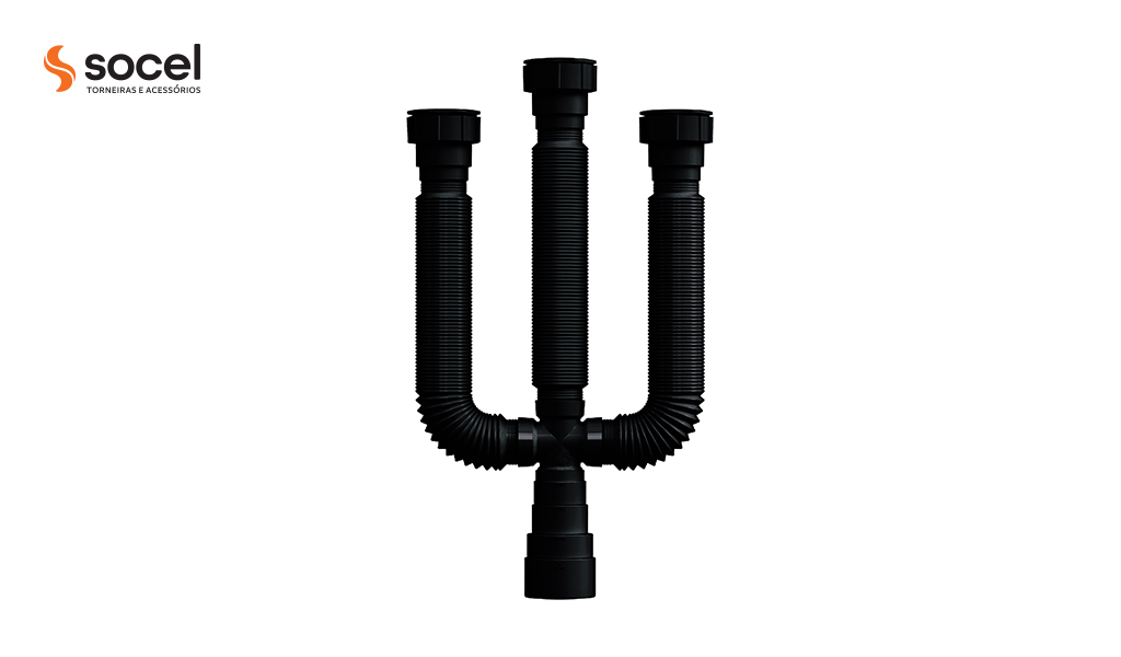 SIFAO SOCEL EXTEN UNIV TRIPLO 720MM PRETO