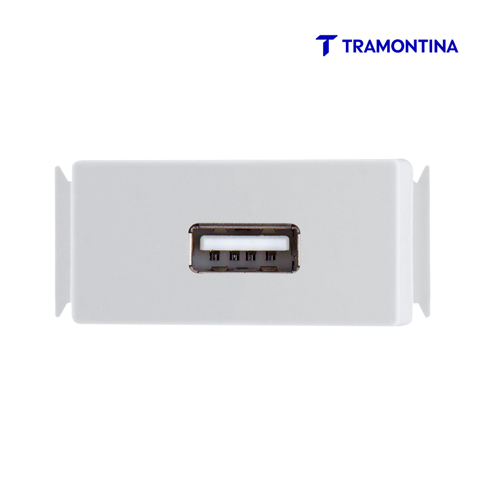 TRAMONTINA ARIA USB 1,5A BIV BR S/PL