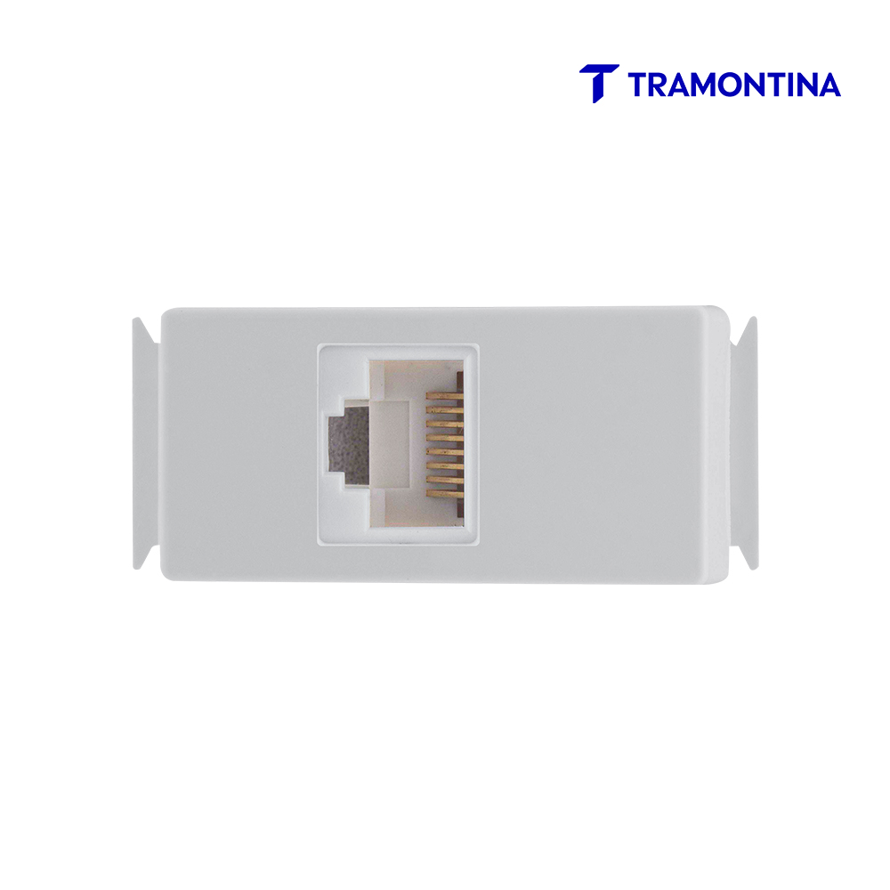 TRAMONTINA ARIA TOM RJ45 BR S/PL
