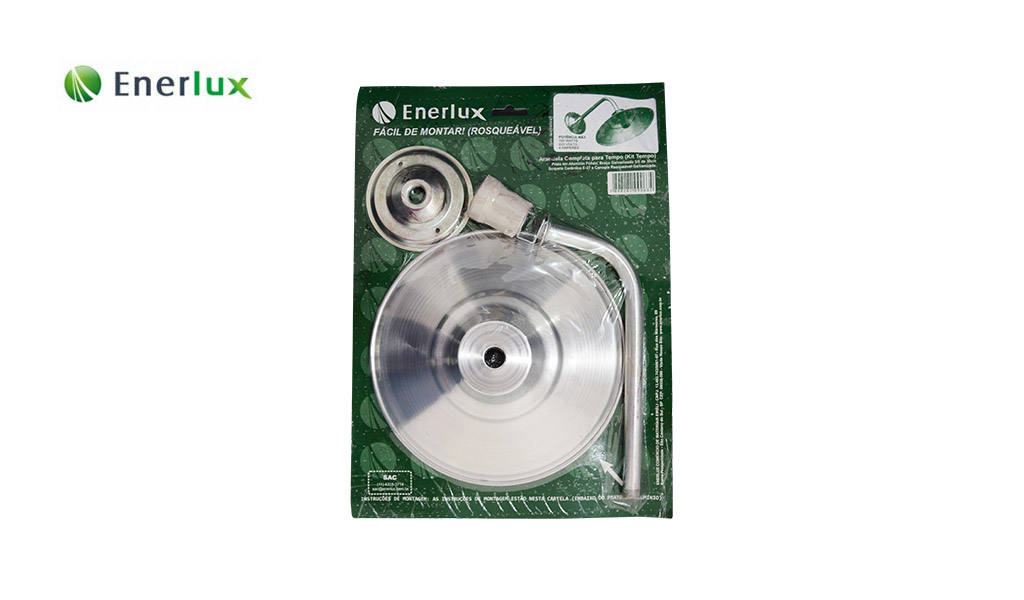 ARANDELA ENERLUX C/BRACO 30CM ALUM