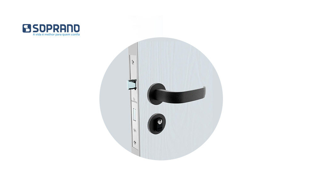 FECHADURA SOPRANO ICARO ROS22 EXTERNA RETA PR FOSC