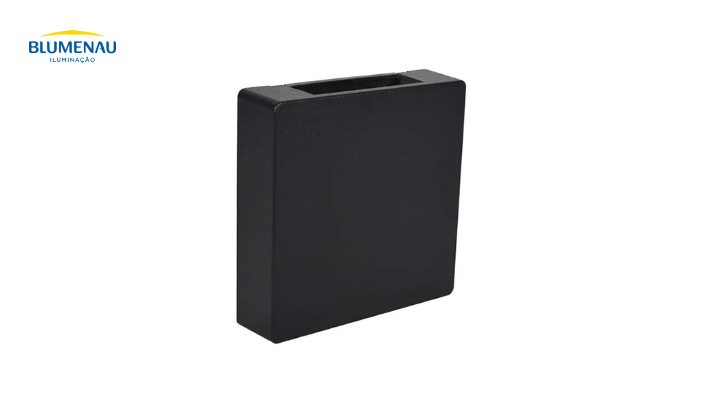 ARANDELA BLUMENAU LED QUAD 3W 3000K PR