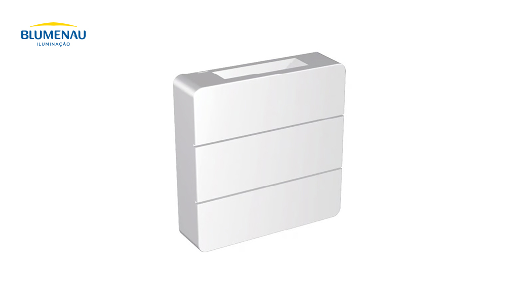 ARANDELA BLUMENAU LED ALETADA 6W 3000K BR