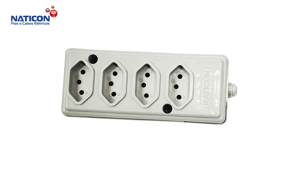 TOM BARRA NATICON 4TOM 2P+T FIXA S/FIO CZ
