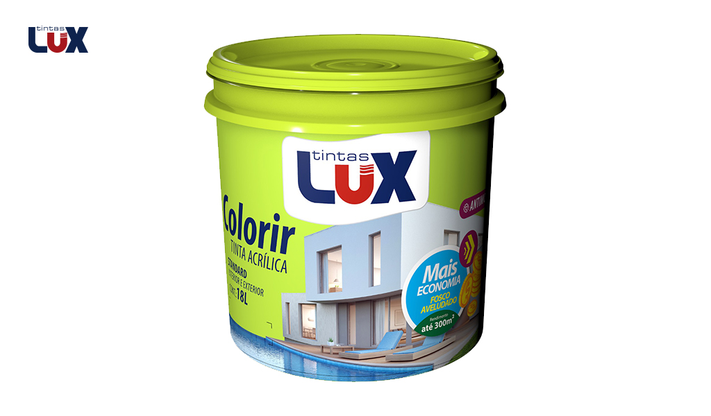LUX COLORIR EXTERNA BALDE 15L CHOCOLATE