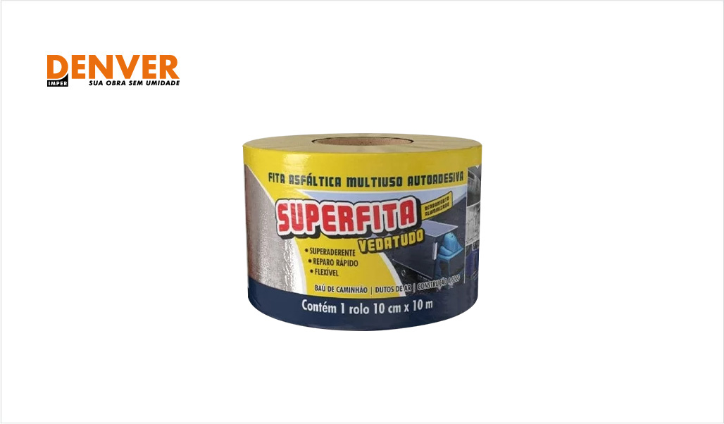SUPERFITA DENVER ADESIVA ALUM 10CMX10M