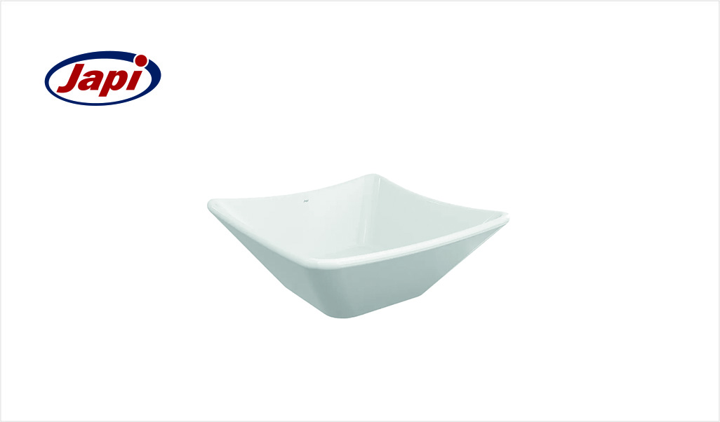 CUBA JAPI DE APOIO QUADRADA MANTUA 29,5CM X 29,5CM - BRANCA