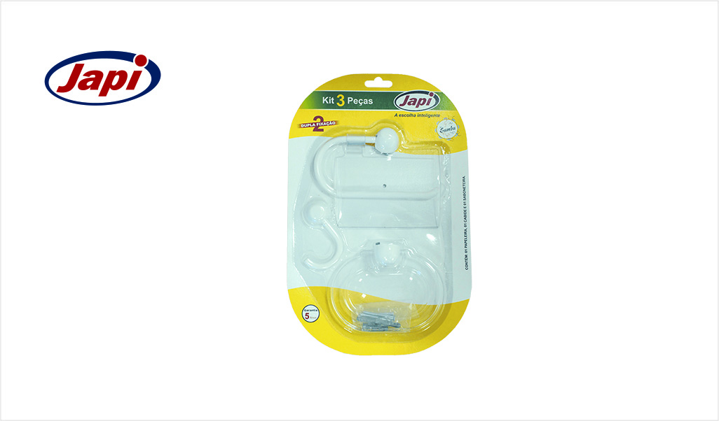 KIT JAPI P/BANH SAMBA PLAST BR C/03 PCS