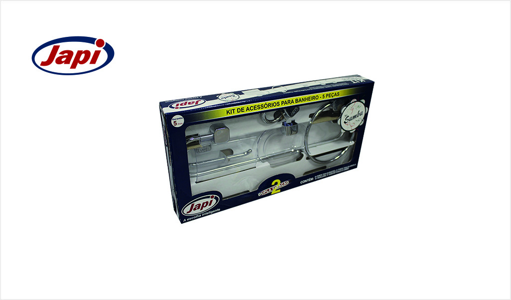 KIT JAPI P/BANH SAMBA QUAD CROM C/05 PCS