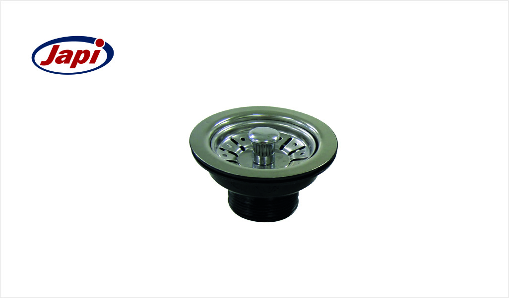 VALVULA JAPI AMERICANA 4.1/2” - INOX CROMADO COM CORPO EM PLÁSTICO