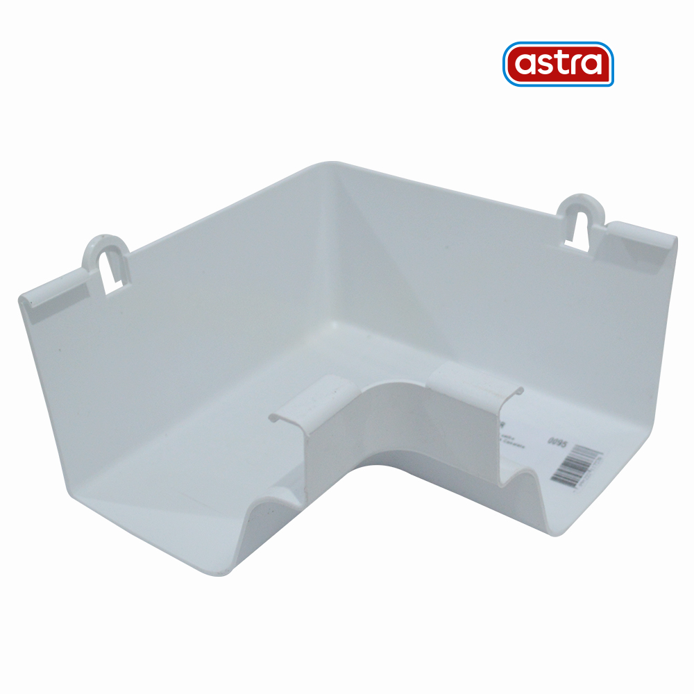 ESQUADRO INT ASTRA PVC P/CALHA