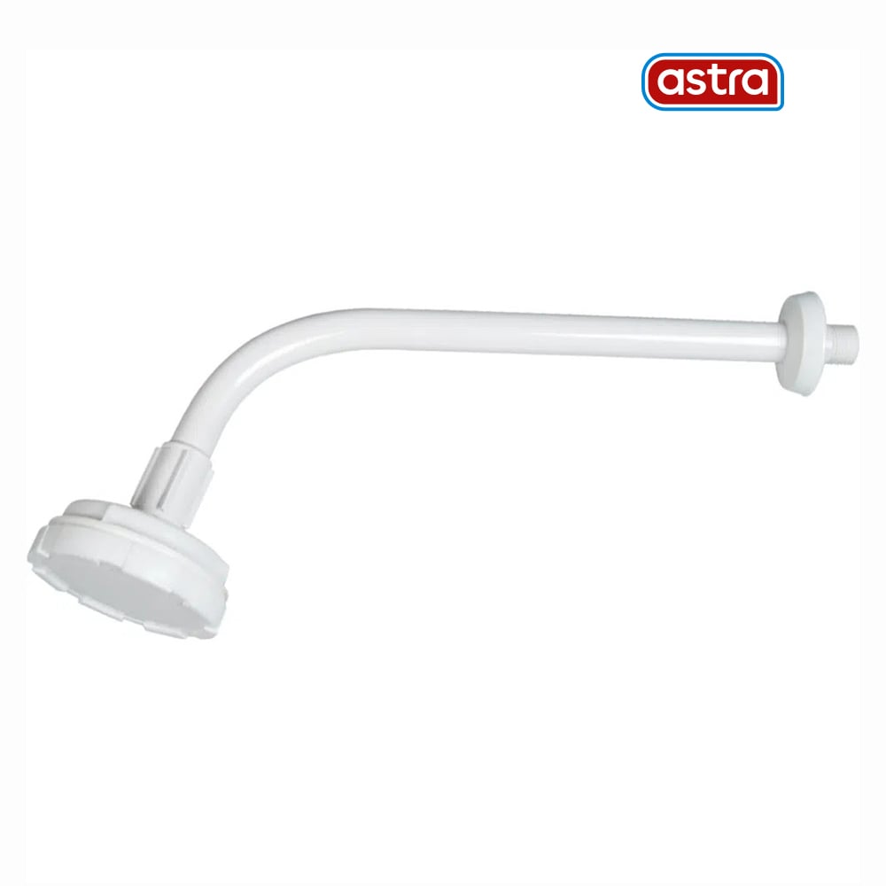 CHUVEIRO ASTRA PLAST CURV 30CM 4” BRANCO 
