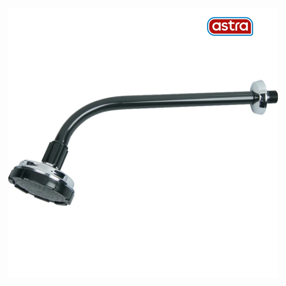 CHUVEIRO ASTRA PLAST CURV 30CM 4” CR/PRET