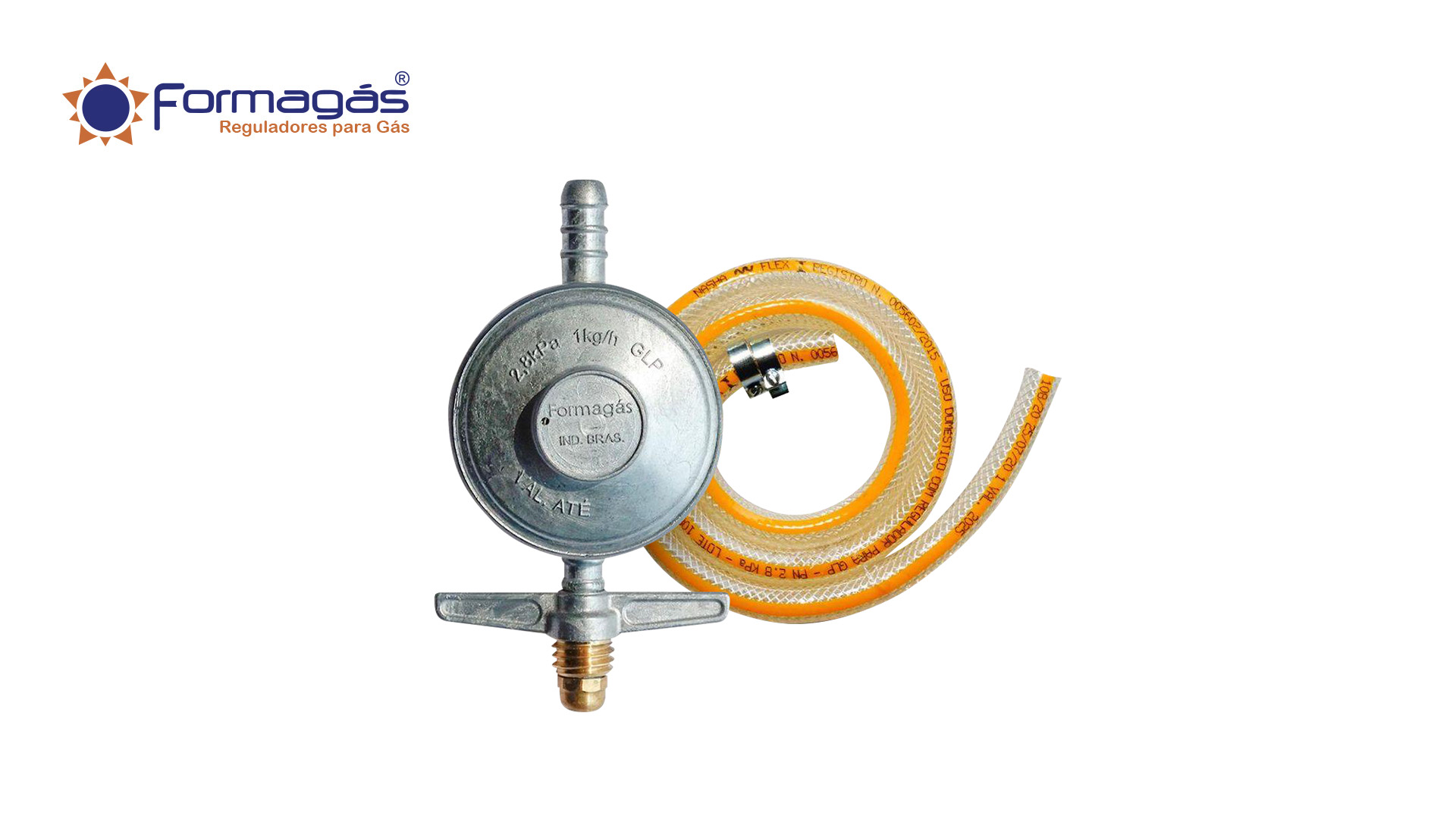 REGULADOR FORMAGAS PEQ P13 C/MANG 1,20M