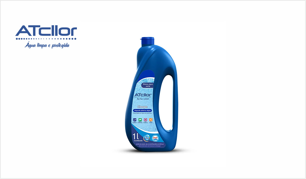 ALGICIDA ATCLLOR P/PISCINA CHOQUE 1L