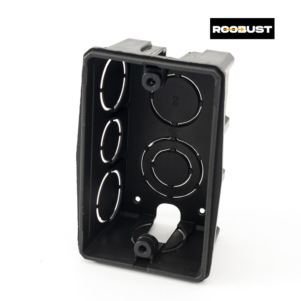 CAIXA POLIX DE LUZ 4X2” PRETA