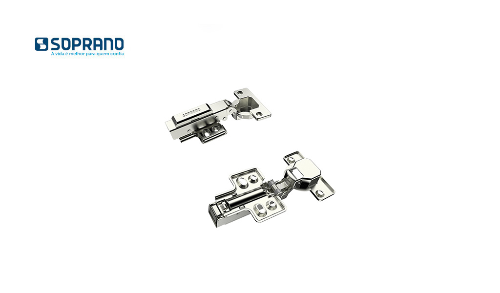 DOBRADICA SOPRANO RETA 35MM C/PIS C/CLIC H0 NIQ