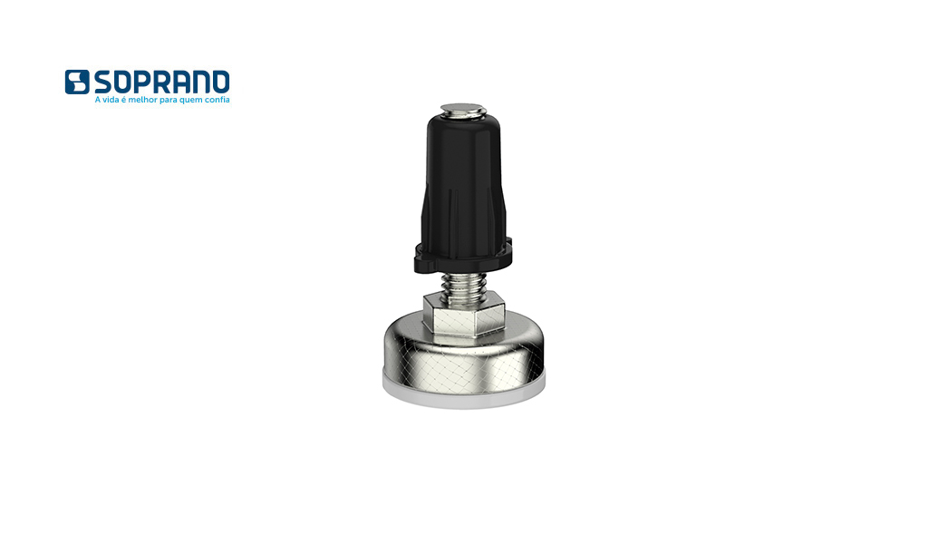 SAPATA SOPRANO NIVELAD P/MOVEIS 21MM NIQ