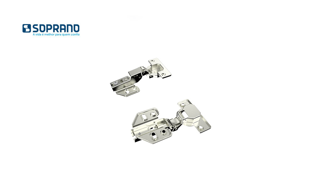 DOBRADICA SOPRANO CURV 35MM C/PIS SLIDE H0 NIQ