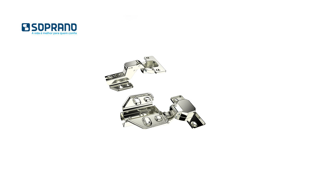 DOBRADICA SOPRANO ALTO 35MM C/PIS SLIDE H0 NIQ