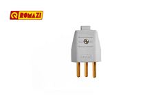 ROMAZI PLUG MACHO 2P+T 10A 180° BR