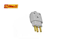 ROMAZI PLUG MACHO 2P+T 20A 180° CZ