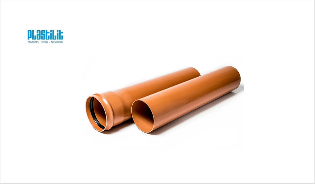 TUBO PLASTILIT COLETOR ESGOT PVC 100MM 6M