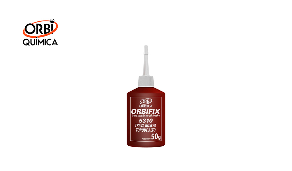 ADESIVO ORBIFIX 5310 TRAVA ROSCA TORQUE ALTO 50G VERMELHO